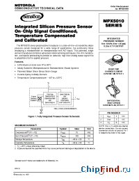 Datasheet MPX5010D manufacturer Motorola